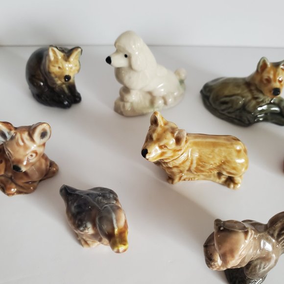 VINTAGE WADE ENGLAND Whimsies Collectible Mini Animal Ceramic Figurines Signed - Picture 4 of 12